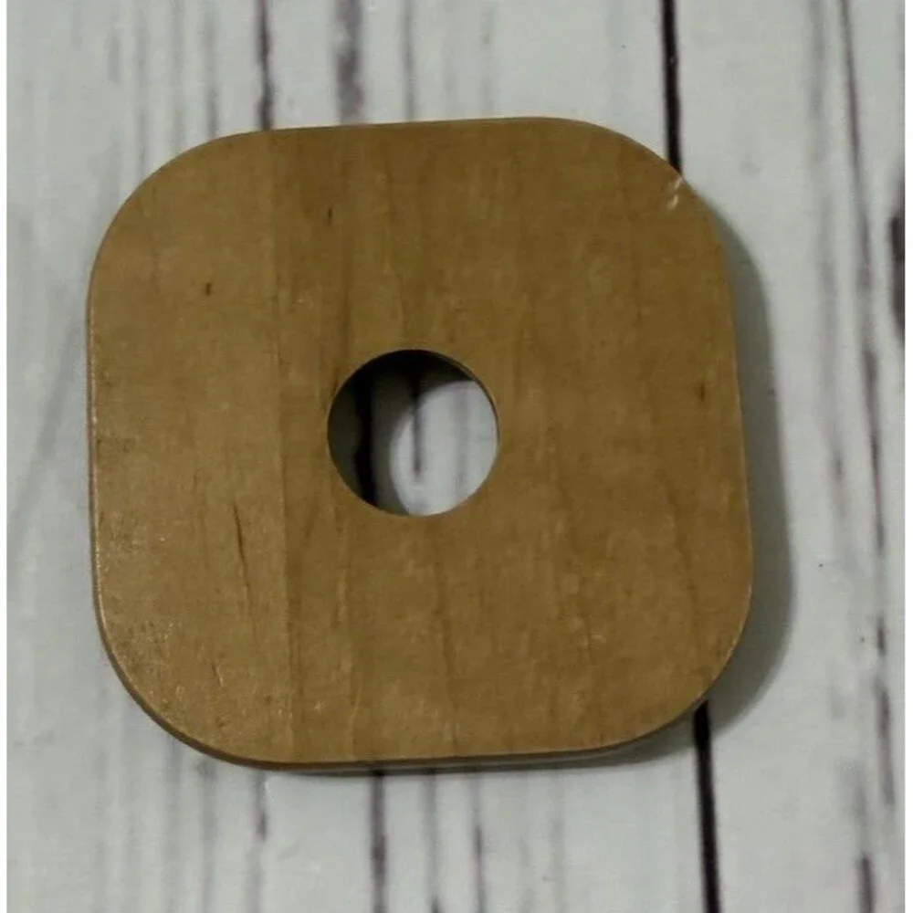 Longaberger 2004 Paper Clip Keeper Woodcrafts Lid ONLY Square